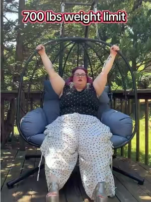 RIWENGO Double Hanging Egg Chair #eggchair #hangingchair #plussizechair #outdoorchair #tiktokshopsummersale 