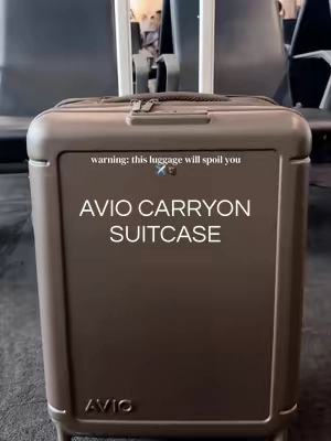 POV: You finally stop settling for the suitcase that barely rolls, never fits, and makes airport travel harder than it has to be. ✈️ This one checks all the boxes, and now I don’t want to travel without it. 🤍 @AVIO  #travelfinds #carryonluggage #travelessentials #aviotravel #traveltok