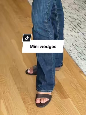 Replying to @Jules Perfect size wedges these are comfortable for all day wear two color options, but the chocolate brown is gorgeous! #justfabshoes #miniwedges #summerfinds #tiktokshopsummerturnup #lowwedgeheels @JUST FAB 