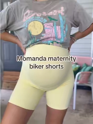 When you find maternity shorts this comfy.. you get every color 🤰🏽 wearing my true size small at 36 weeks, they’re stretchyyy! @Momanda.Official #bikershorts #maternityshorts #maternityfashion #bumpfriendly #pregnantmama 