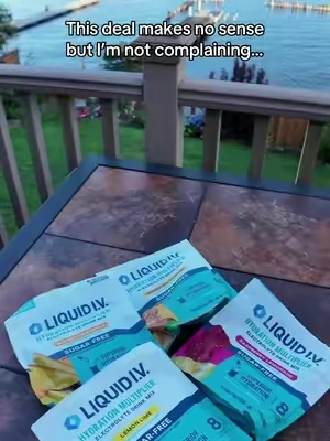 If you like to drink a different sugar free liquid iv flavor everyday…this is the bundle deal for you 💧!! #liquidiv #liquidivhydration  #electrolytes  #hydration #sugarfree 