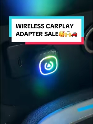Allow wired CarPlay to change to wireless CarPlay 🙌#wirelesscarplay #wirelesscarplayadapter #tiktokshopcreatorpicks #tiktokshopsummerturnup #dealsforyoudays 
