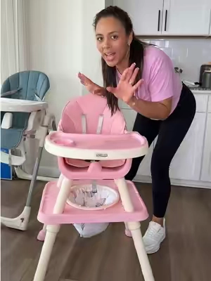 La silla 5 en 1 para comer de tu bebe #tiktokshopsummersale #maternity 