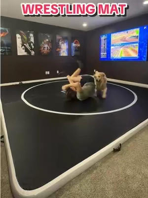 Check out this MASSIVE inflatable wrestling mat! #bjj #wrestling #mat 