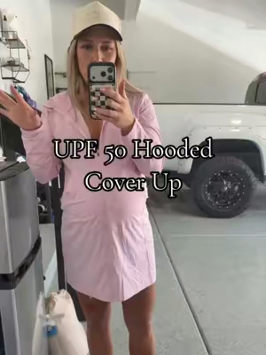 Super lightweight, breathable, and cool. Perfect for a lake day! #coverup #sunprotection #swimcoverup #bikinicoverup #lakeday 