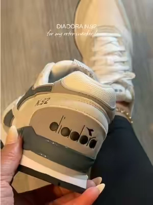 Retro sneaker lovers… this is your sign! These Diadora sneakers are clean, comfortable, and affordable.. #diadora #retrosneakers #sneakerfinds #diadorasneakers 