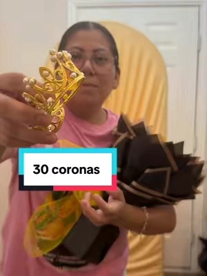 30 coronas para agregar a tus ramos 💐 #crown #coronas #DIY #craft #tiktokshopcreatorpicks 
