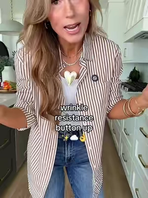 👏No more ironing! True to size w/ a relaxed fit! Stripes wrinkle resistance button up.  #buttonup #buttonupshirt #affordablefashion #lookforless #falloutfits 