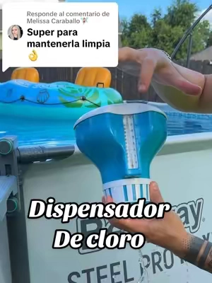 Respuesta a @Melissa Caraballo🧚🏻‍♀️  Dispensador de cloro para piscina #tiktokshopsummersale #pool #summerwins #summersales #tiktokshopcreatorpicks 