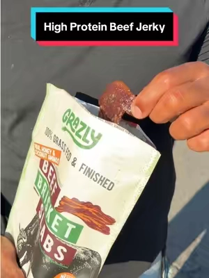 High protein beef jerky snacks. #tiktokshopsummersale #beefjerky #snacks 