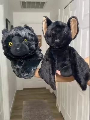 The cutest idea for an October baby shower gift 🐈‍⬛ 🦇 🎃 👻 @Warmies  #warmies #weightedstuffedanimal #stuffedanimal #babyshowergift #tiktokshopcreatorpicks 