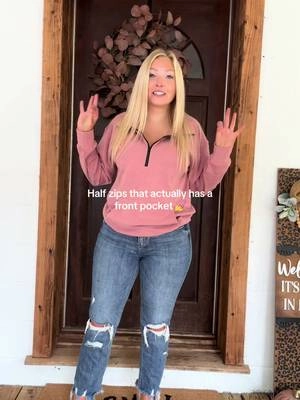 I need all the colors of these half zips, so cute!!! #fallfashiontrends #fallfashion #halfzip #quarterzip #auselilyfashion 