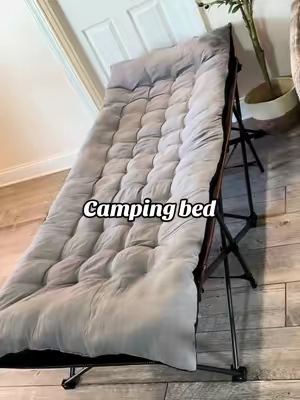 Para la visita  camping para lo que kieras está genial porque es bien cómoda.                           #tiktokshopsummersale #foldingbed #campingbed #tiktokshopcreatorpicks 
