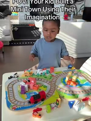The perfect toy to get kids off the tablet #toddler #grossmotorskills #tiktoktoy #toytrains 