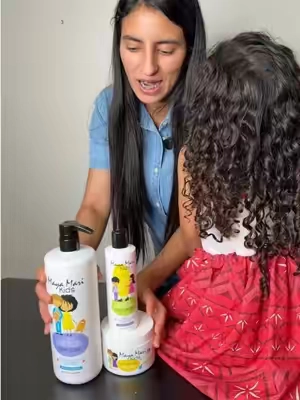 El set  de shampoo y acondicionador  y gel que toda niña con rizos necesita 🥰😍😍🤯🤯#mayamarikids #rizosperfectos #niñasconrizos #WeeklyDeals #tiktokshopsummersale 
