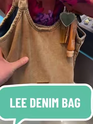 #leedenimshoulderbag #denimbag 