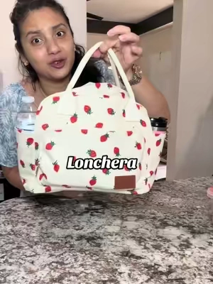 Gran capacidad para llevar comida.     #tiktokshopsummersale #lonchera #lunchbag #tiktokshopcreatorpicks 