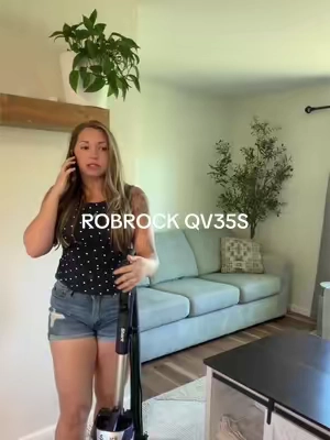 Adulting is realizing a robot vacuum can be the best gift ever. 😂 If you've been on the fence, definitely take a look! @RoborockUS #roborockqv35s #qv35s #tiktokshopsummersale #tiktokshopcreatorpicks 