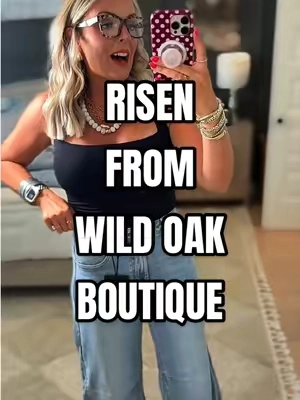 5’6” || 140lbs || 5/27! Absolutely ADORE these Lillie Risen Jeans from @Wild Oak Boutique ! Coming from a girl who HATES wearing jeans! #wildoakboutique #risenjeans #jeantok #denimtok #comfyjeans 