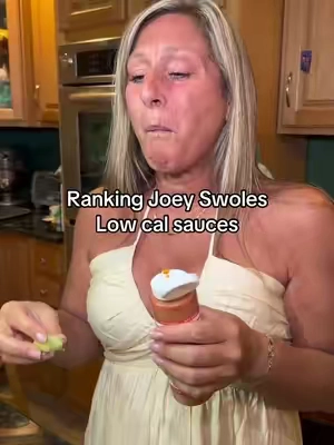 Her reaction at the end was crazy #lowcalorie #sauce #tiktokshopsummersale 