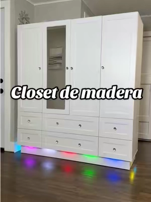 Closet de madera grande y moderno @VOWNER HOME #paratii #tiktokshop #closet #closetdemadera #armario 
