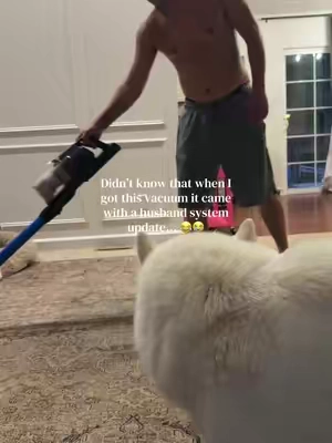 😂😂 all jokes aside we’re loving it  #bisselvacuum #stickvacuum #bissel #cordlessvacuum 