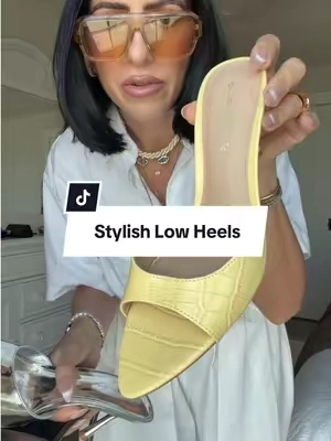 True to size! So comfy and stylish! 👠 #kittenheels #lowheelsandals #lowheels #sexyshoe 