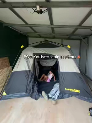 Camping doesn’t have to start with a headache 🙌🏼☺️>>> #fanttikoutdoor #campingtents #tent #instantcabin #instanttent 