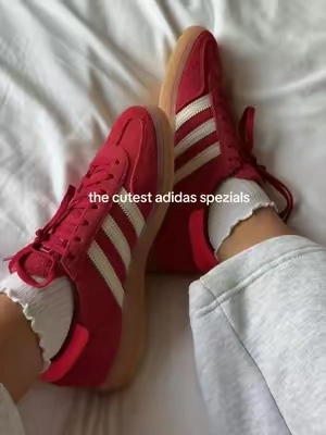 size down an entire size!! #redsneakers #adidasspezial #adidas 