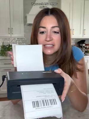 and the fact that is uses NO INK 🤯 #labelprinter #thermalprinter 
