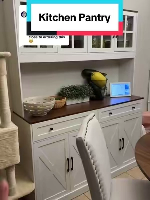 Replying to @Billie Jo kitchen storage pantry 🪴🫶🏻✨ #pantry #kitchenstorage #kitchenpantry #kitchenorganization #furniture 