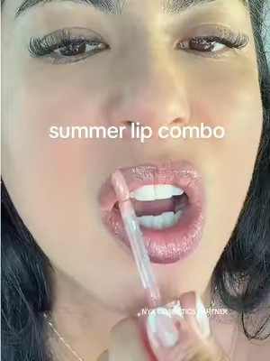 Lip combo on repeat lately from @NYX Professional Makeup 🙌🏽 #lipcombo #makeuptok #tiktokshopfinds #grwm #Nyxcosmeticspartner 