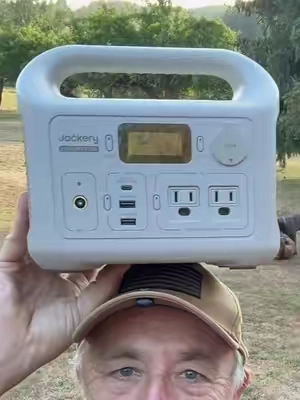 Jackery Explorer 300 for emergency use or Camping use with 292 W hours and 300 W of power  #TikTokShopSummerSale #summerwins #jackery #power #backup @JackeryPowerbank 