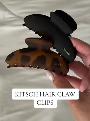 The perfect duo for everyday #kitsch #hairclip #clawclips #hairaccessories 
