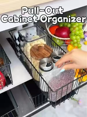 It was time to an update 🥰👏👏#TikTokShopCreatorPicks #KitchenOrganization #pulloutcabinetorganizer #HomeEssentials #summerwins 