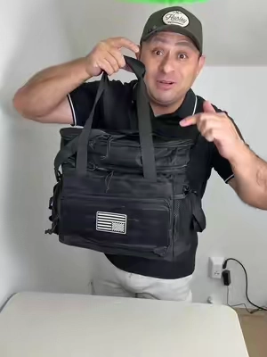 Tactical Insulated Multi-Function Cooler Bag - 16L High-Capacity Double-Deck Expandable, Lunch Bag for Men, Outdoor Camping, Tactical Accessories, #LunchBag #CoolerBag #TikTokShopBackToSchool #TikTokShopCreatorPicks #TikTokShopSummerSale  