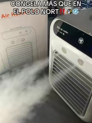 Gracias a este mini aire acondicionado ya no paso más calor en verano#minicoolers #miniaircooler #coolingfan #minicoolingfan #miniventilador 