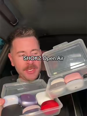SHOKZ OpenFit Air and the SHOKZ OpenDots Air. 