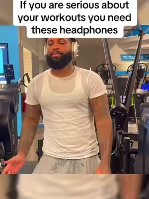 If you are serious about your workouts you need these headphones #chrissails #gym #headphones 