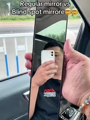 This blindspot mirror is a no brainer for every car. It’s simple, just slide it over your rearview mirror and your ready to rock. No tools needed. It’s the perfect car accessory and car upgrade! Makes the perfect gift! #caraccessories #rearviewmirror #carmusthaves #carstuff #carproducts 
