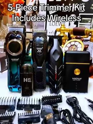 Set de cortapelos profesional para hombre #tiktokshopmemorialday #haircut #clipper #trimmer #fathersdaygift 