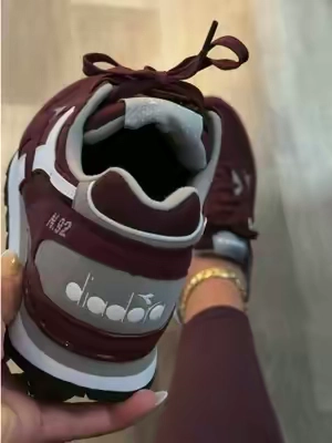 These Burgundy Sneakers Deserve More Hype #diadora #comfysneakers 