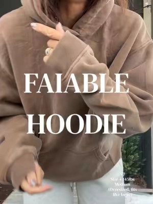 @Faiable Fashion color: 0169 vintage brown buttery soft hoodie! This the softest hoodie ever!!! #sweatshirt #faiablehoodie #fallhoodie #hoodie #oversizedhoodie 