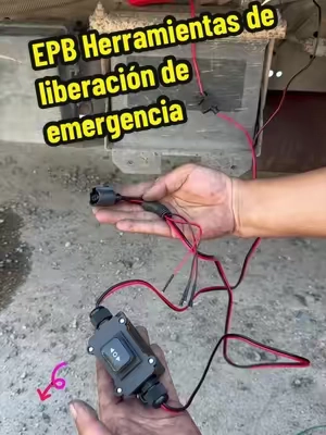 No existe equipo específico para reparar los frenos de estacionamiento electrónicos. ¿Qué tan buena es la herramienta de liberación de emergencia del EPB?#CarDIY #tools #autotools #savemoney #bluecollar 