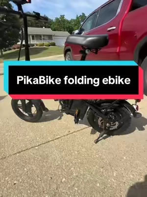 @PikaBike LLC folding ebike #ebike #foldingbike #tiktokshopcreatorpicks #tiktokshopsummersale #bike 