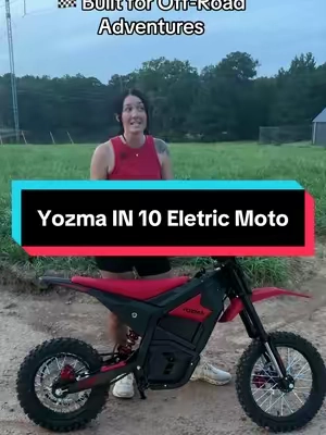 ⚡ Ready to hit the trails? The Yozma IN10 delivers serious off-road fun with strong power, long battery life, and free shipping. Don’t miss the available coupons! 🏁 @Yozmasport  #TikTokShopsummersale #ElectricBike #EBike #DirtBike #yozma 