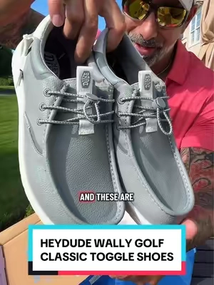 HEYDUDE Wally Golf Classic Toggle Golf Shoes #heydude #heydudeshoes #golfshoes #golfer #golfswing 