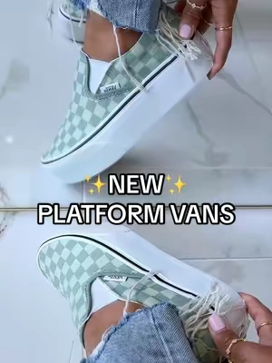 Two tone VANS!!  #vans #vansshoes #newshoes #platformshoes #tiktokshopsummersale @vans 