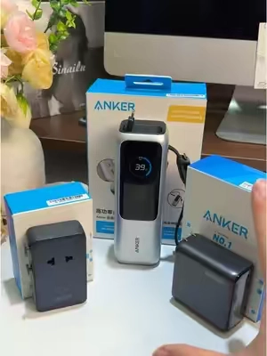 If you've been waiting to get some Anker gear, this is the perfect time x to grab some! #TikTokShopSummerSale#anker #travel #powerbank #fastcharging 