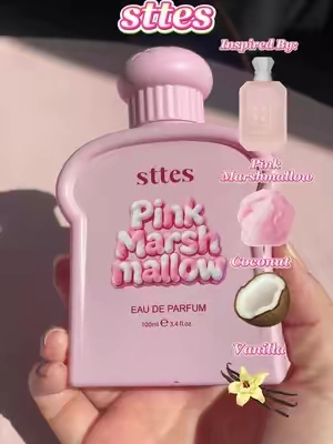 sttes Pink Marsh Mallow Perfume Is The Affordable Alternative For KAYALI  Yum Boujee Marshmallow 🌷🍨 Click the orange cart to shop!🛍️#dupe #perfumetiktok #perfume #womenperfume #fyp